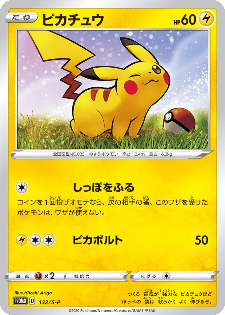 Pikachu, Sword & Shield Promos #132/S-P