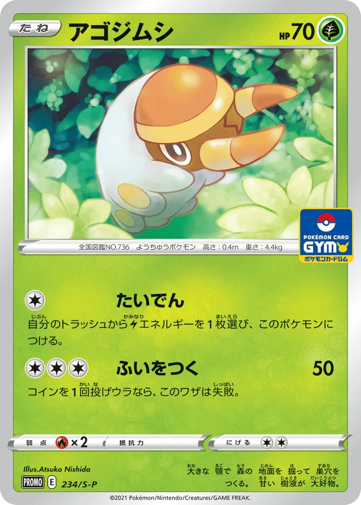 Grubbin, Sword & Shield Promos #234/S-P