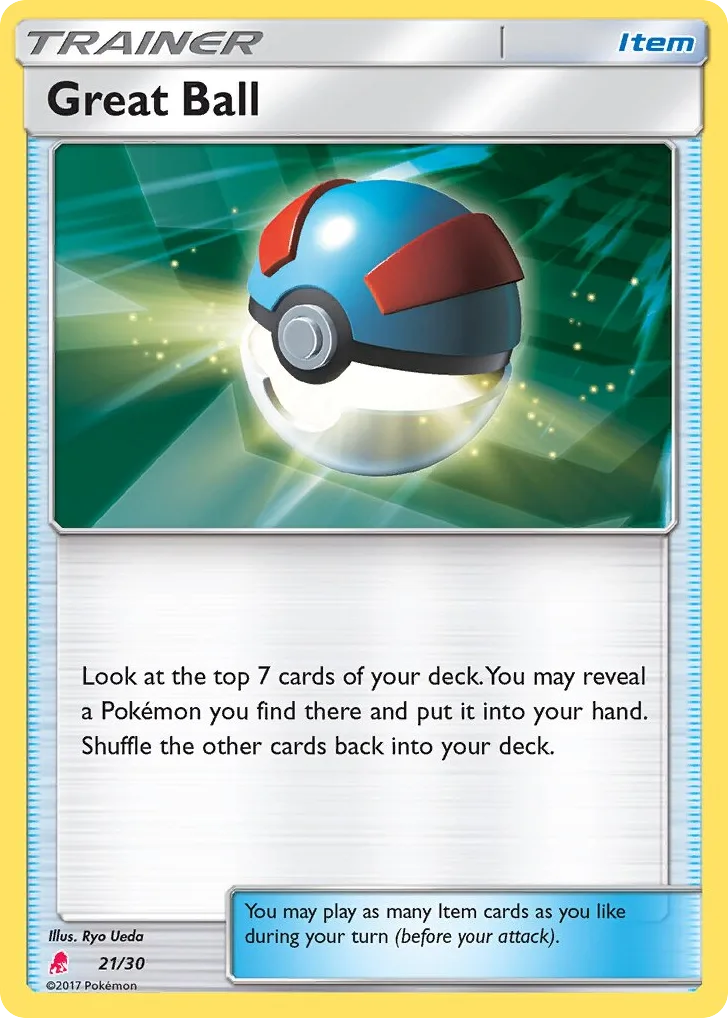 Great Ball, SM Trainer Kit Lycanroc #21/30