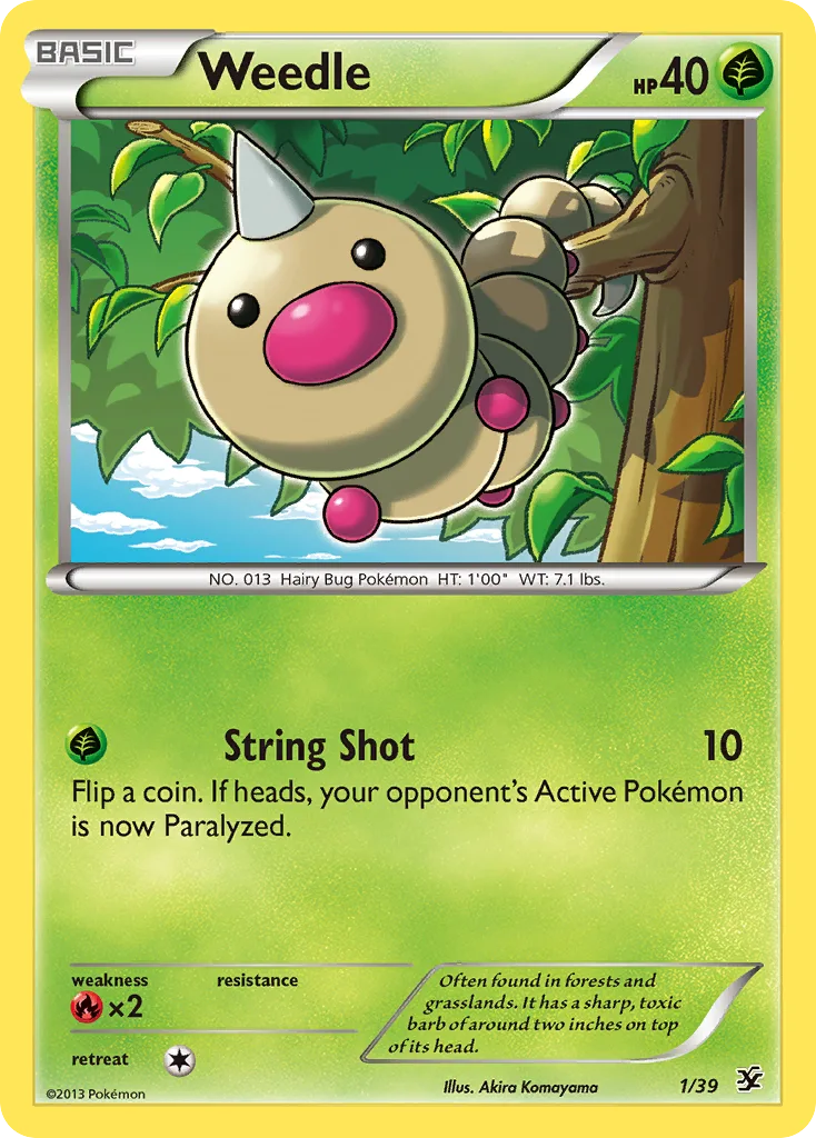 Weedle, Kalos Starter Set #1/39