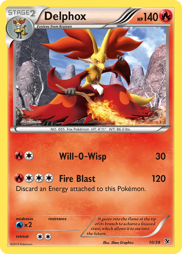 Delphox, Kalos Starter Set #10/39