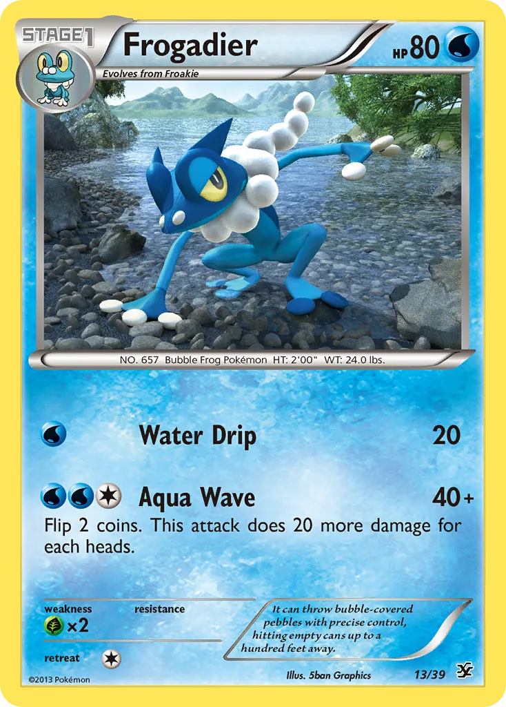 Frogadier, Kalos Starter Set #13/39