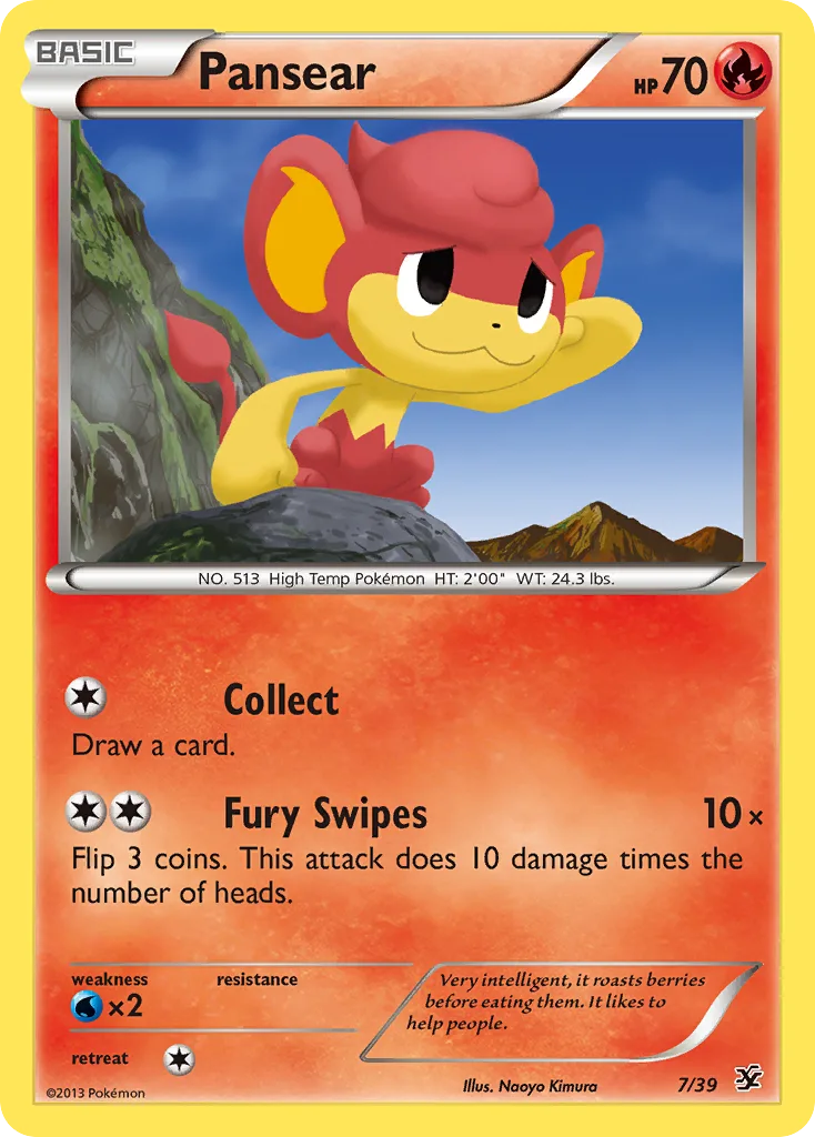 Pansear, Kalos Starter Set #7/39