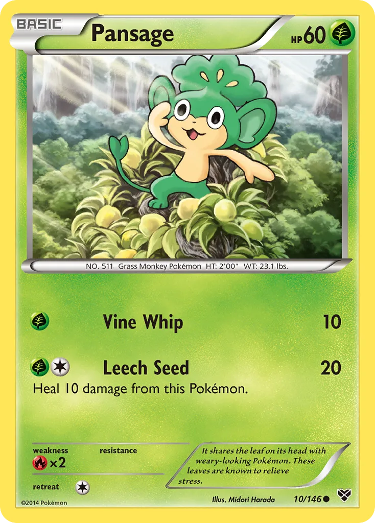 Pansage, XY #10/146