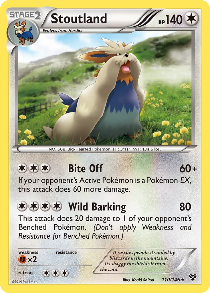 Stoutland, XY #110/146