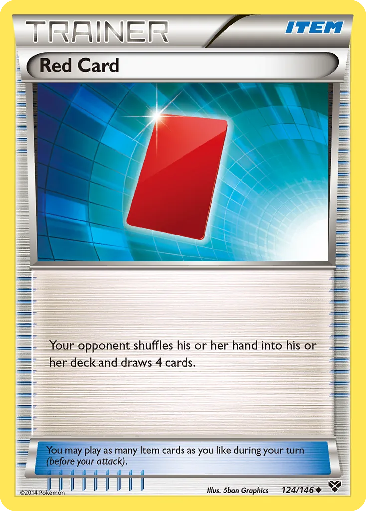 Red Card, XY #124/146