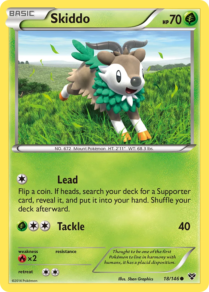 Skiddo, XY #18/146