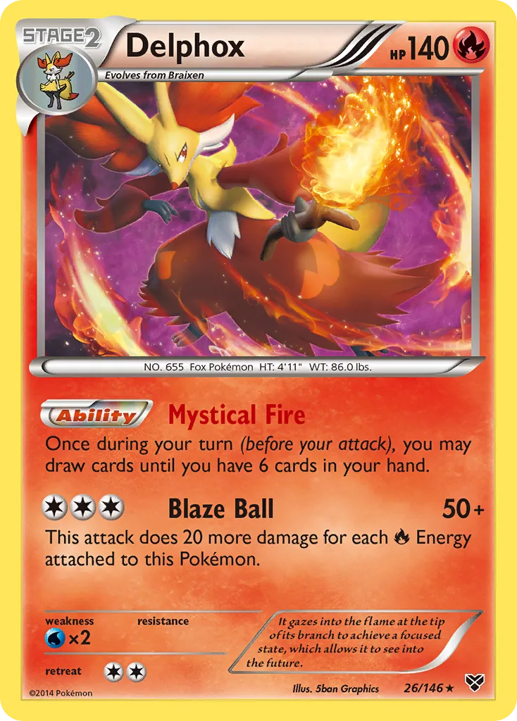 Delphox, XY #26/146