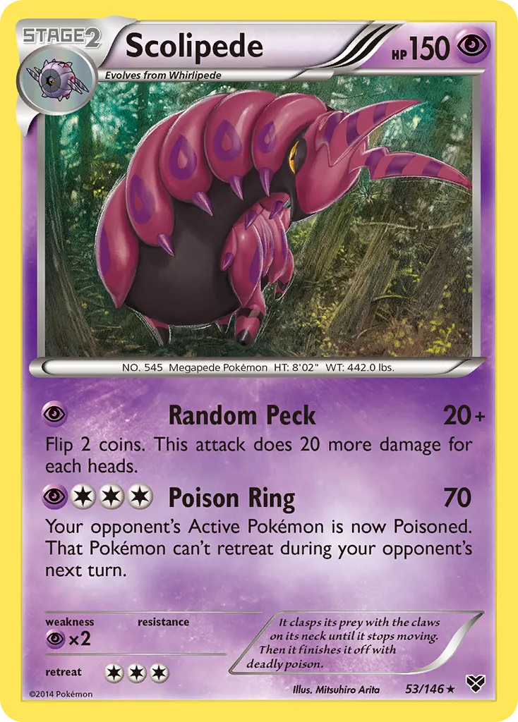 Scolipede, XY #53/146