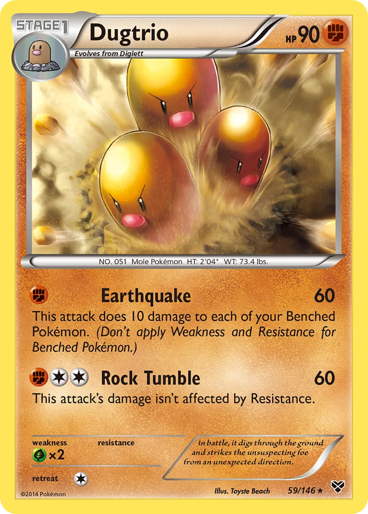 Dugtrio, XY #59/146