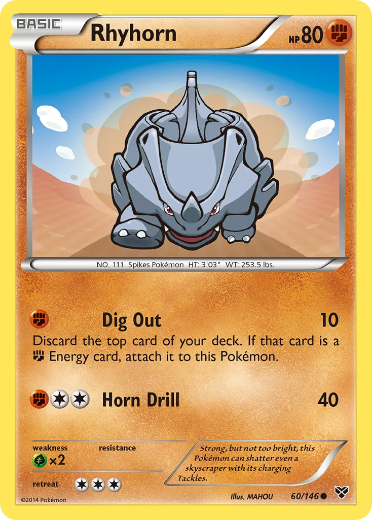 Rhyhorn, XY #60/146