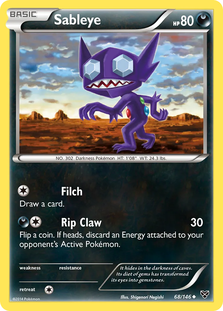 Sableye, XY #68/146
