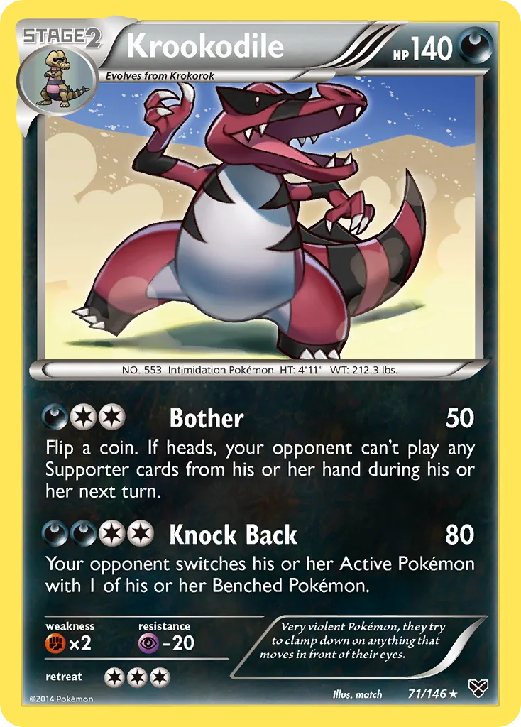 Krookodile, XY #71/146