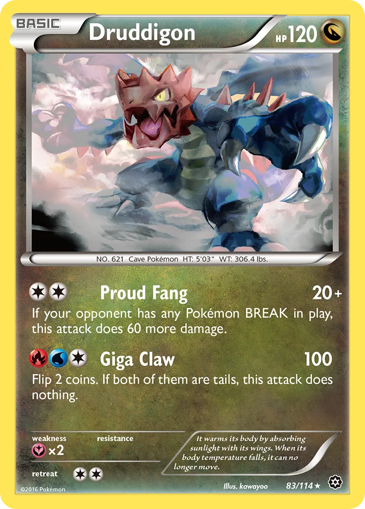 Druddigon, Steam Siege #83/114