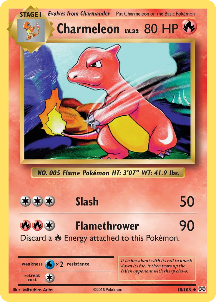 Charmeleon, Evolutions #10/108