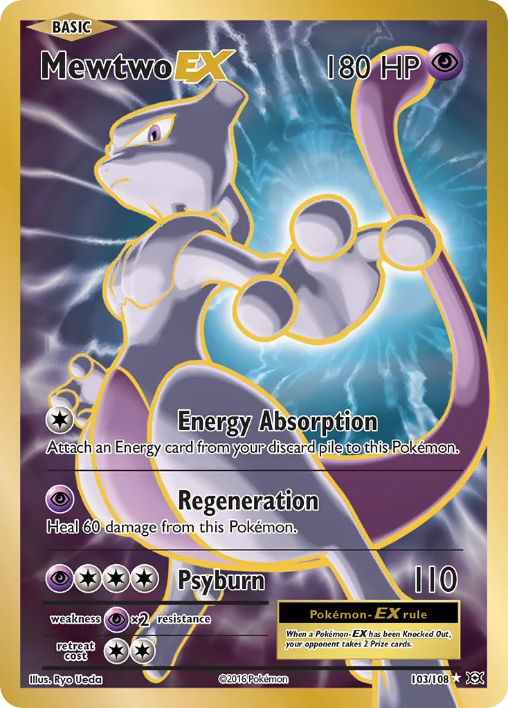 Mewtwo-EX, Evolutions #103/108