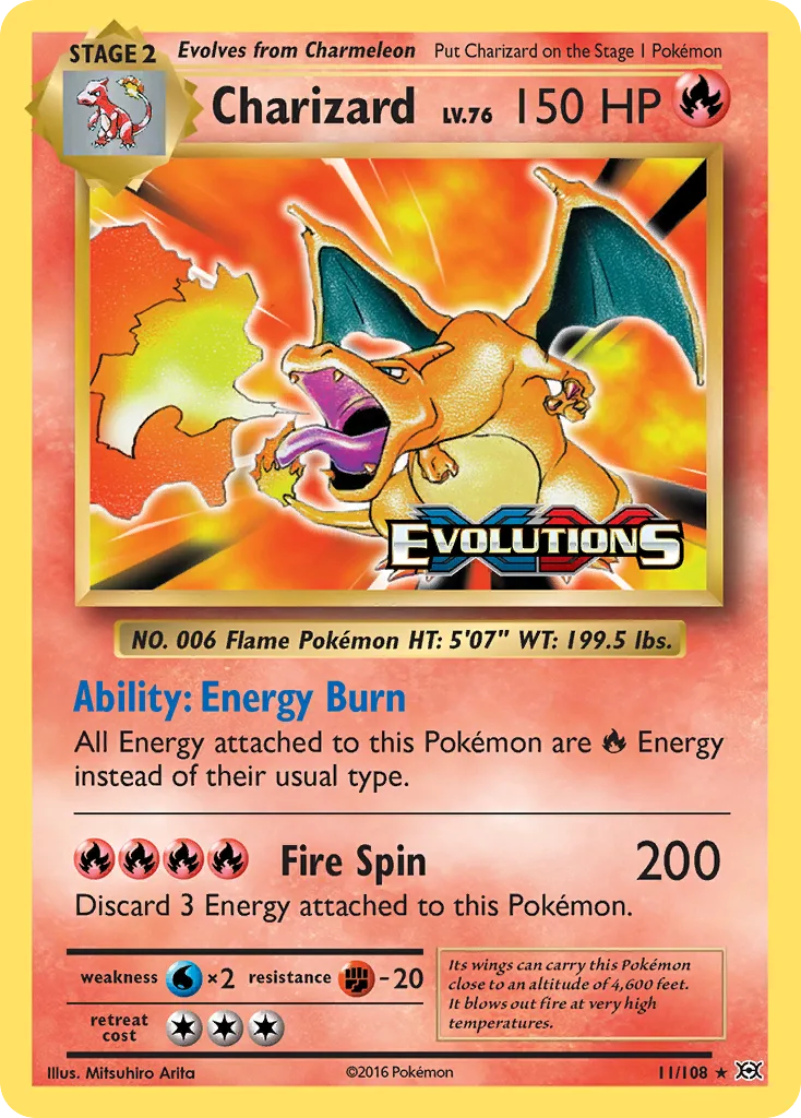 Charizard, Evolutions #11/108