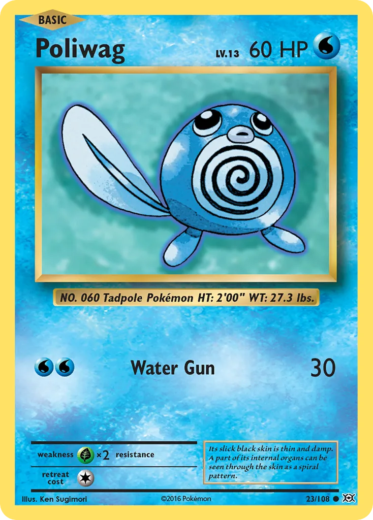 Poliwag, Evolutions #23/108
