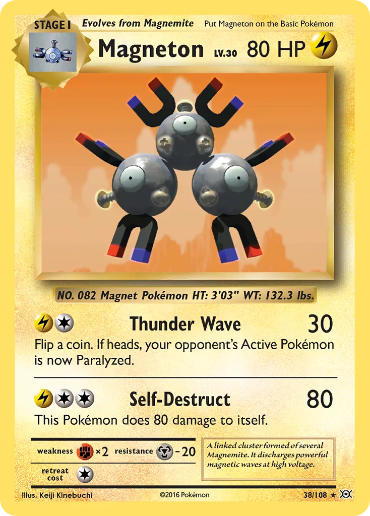 Magneton, Evolutions #38/108