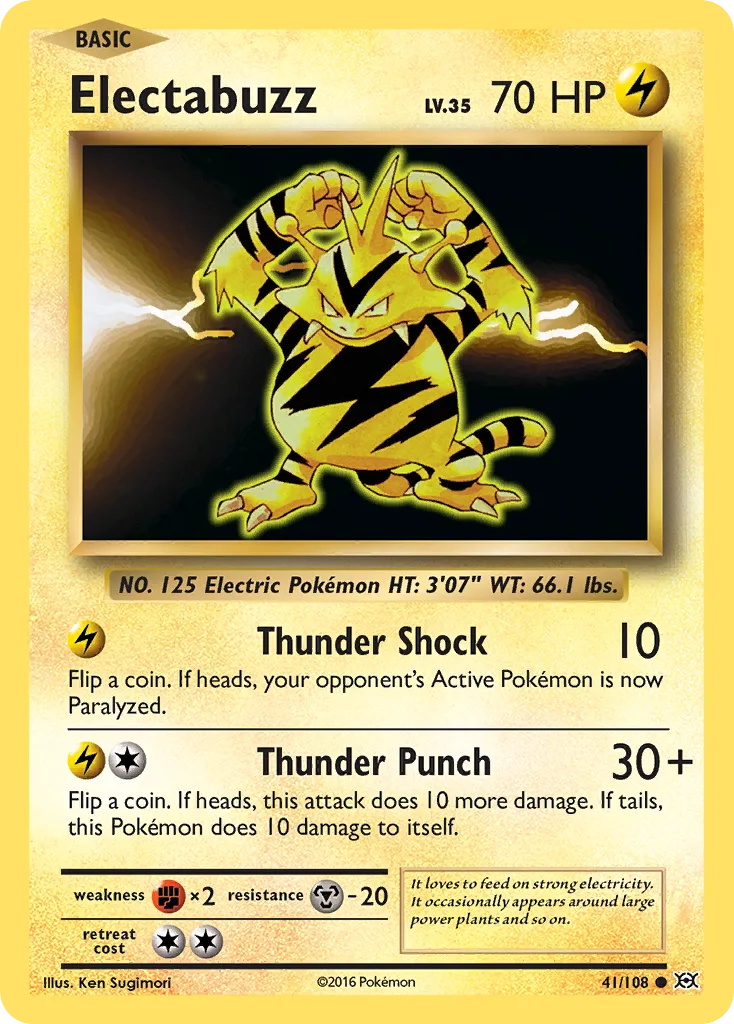 Electabuzz, Evolutions #41/108