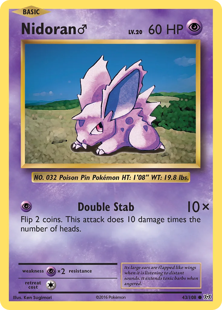 Nidoran ♂, Evolutions #43/108