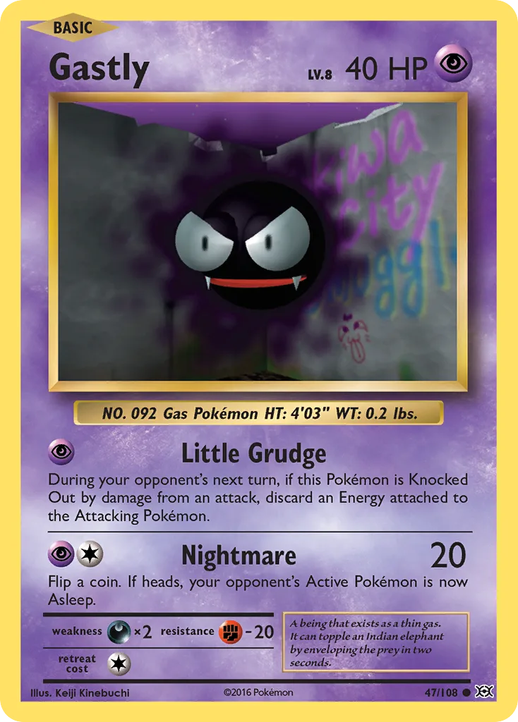Gastly, Evolutions #47/108