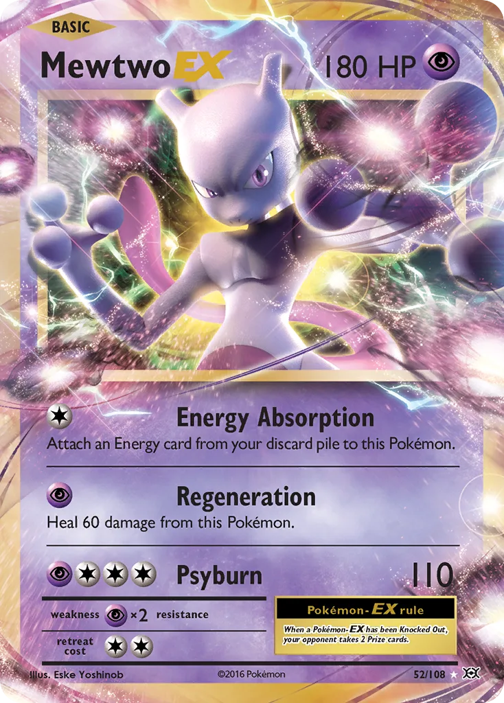 Mewtwo-EX, Evolutions #52/108