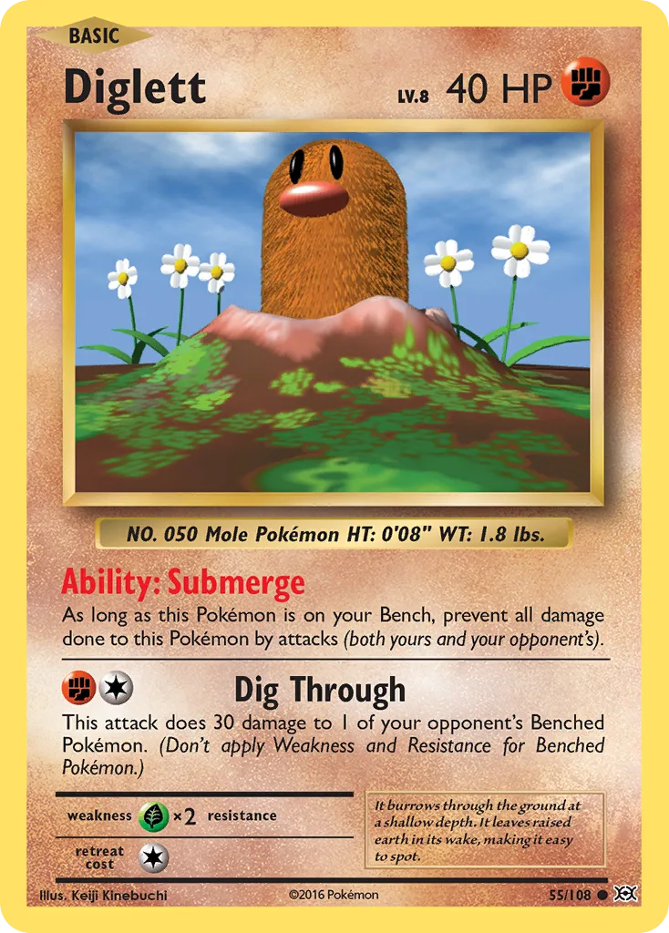 Diglett, Evolutions #55/108