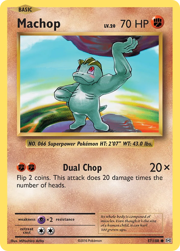 Machop, Evolutions #57/108