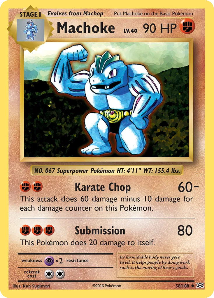Machoke, Evolutions #58/108