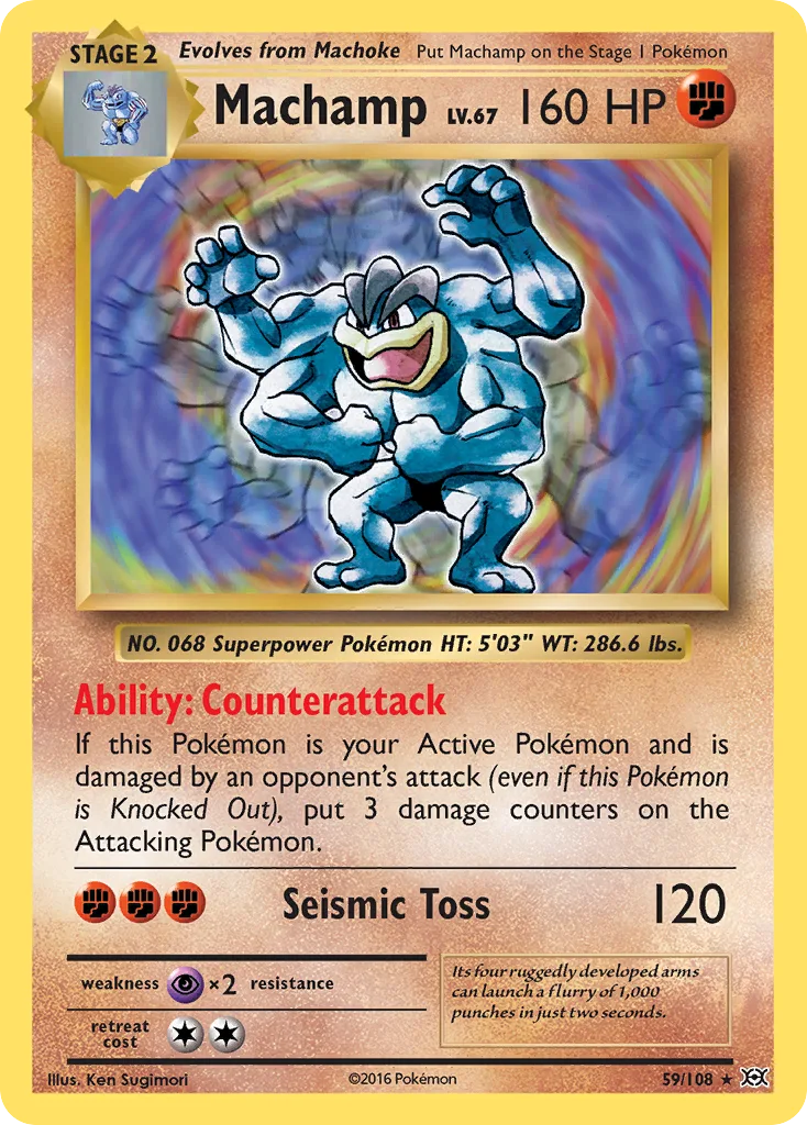 Machamp, Evolutions #59/108