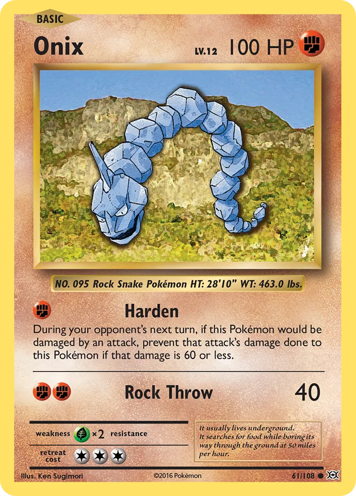 Onix, Evolutions #61/108