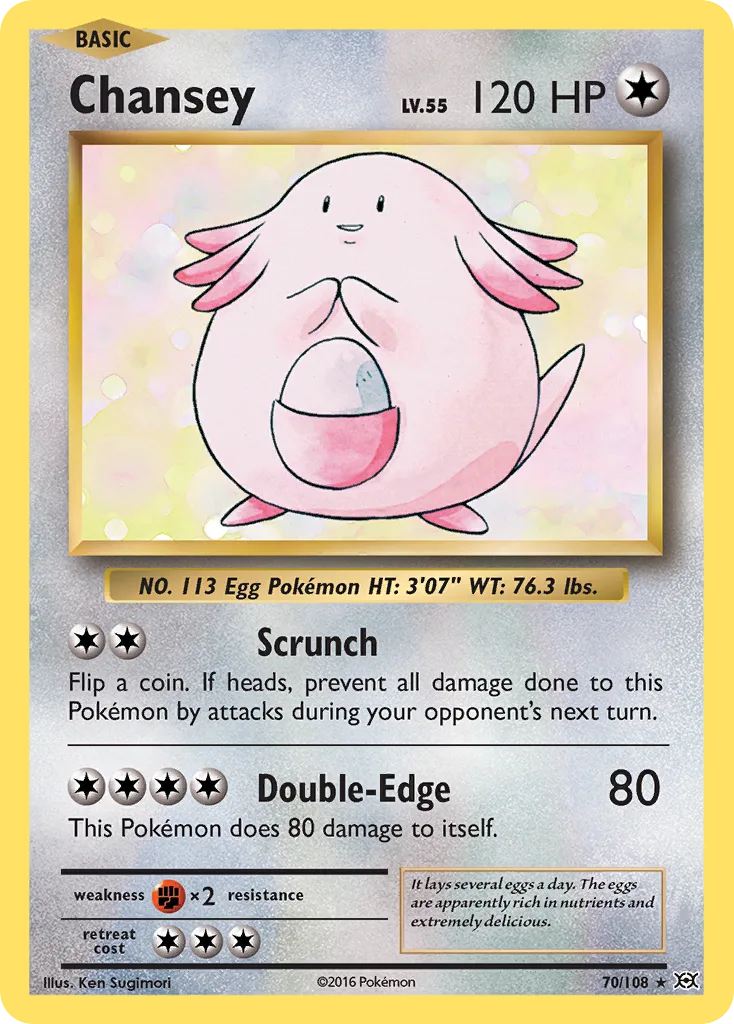 Chansey, Evolutions #70/108