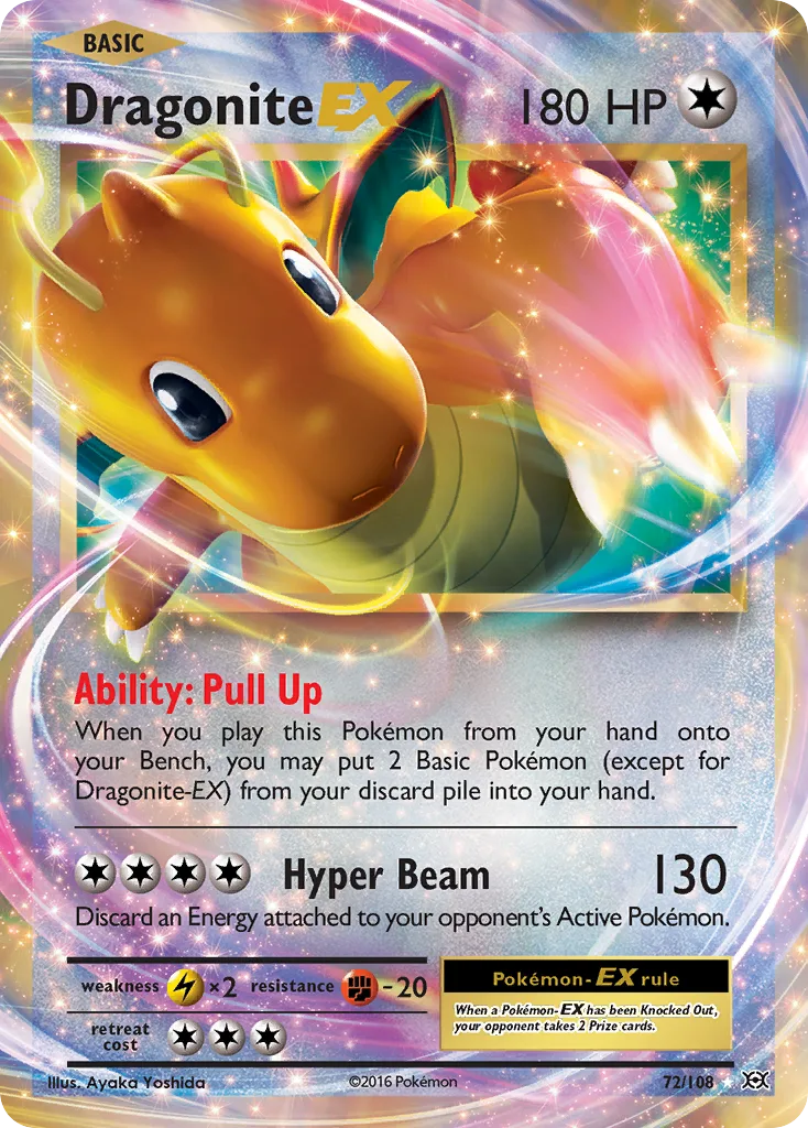 Dragonite-EX, Evolutions #72/108