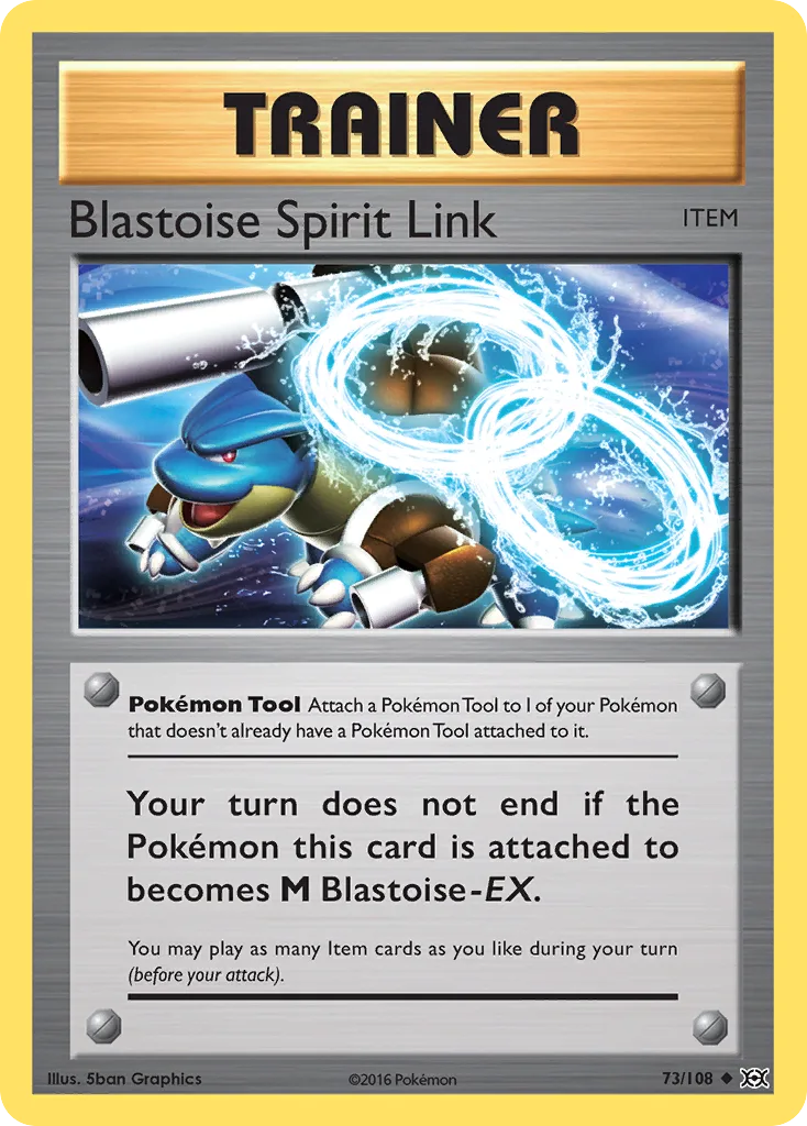 Blastoise Spirit Link, Evolutions #73/108