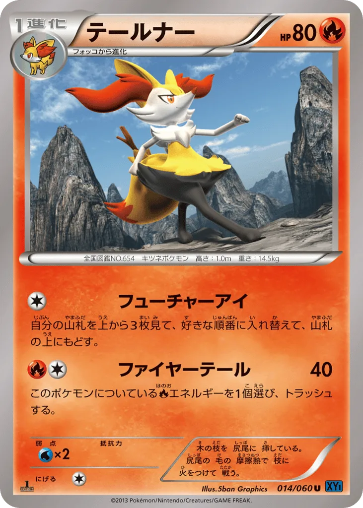 Braixen, Collection X #014/060