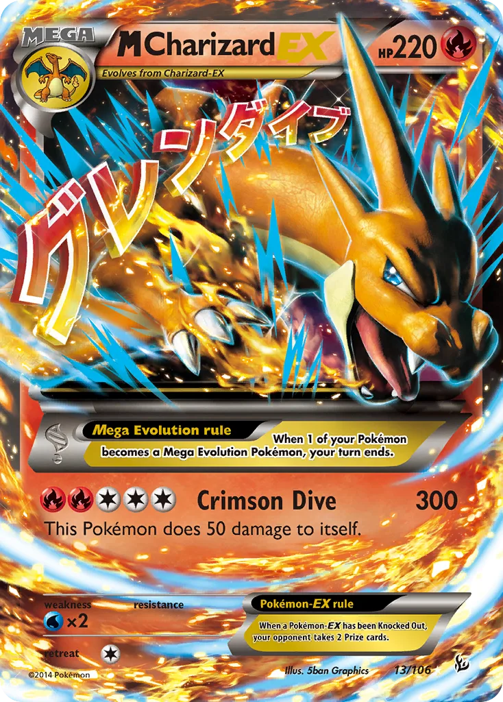 M Charizard-EX, Flashfire #13/106