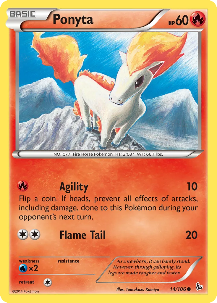 Ponyta, Flashfire #14/106