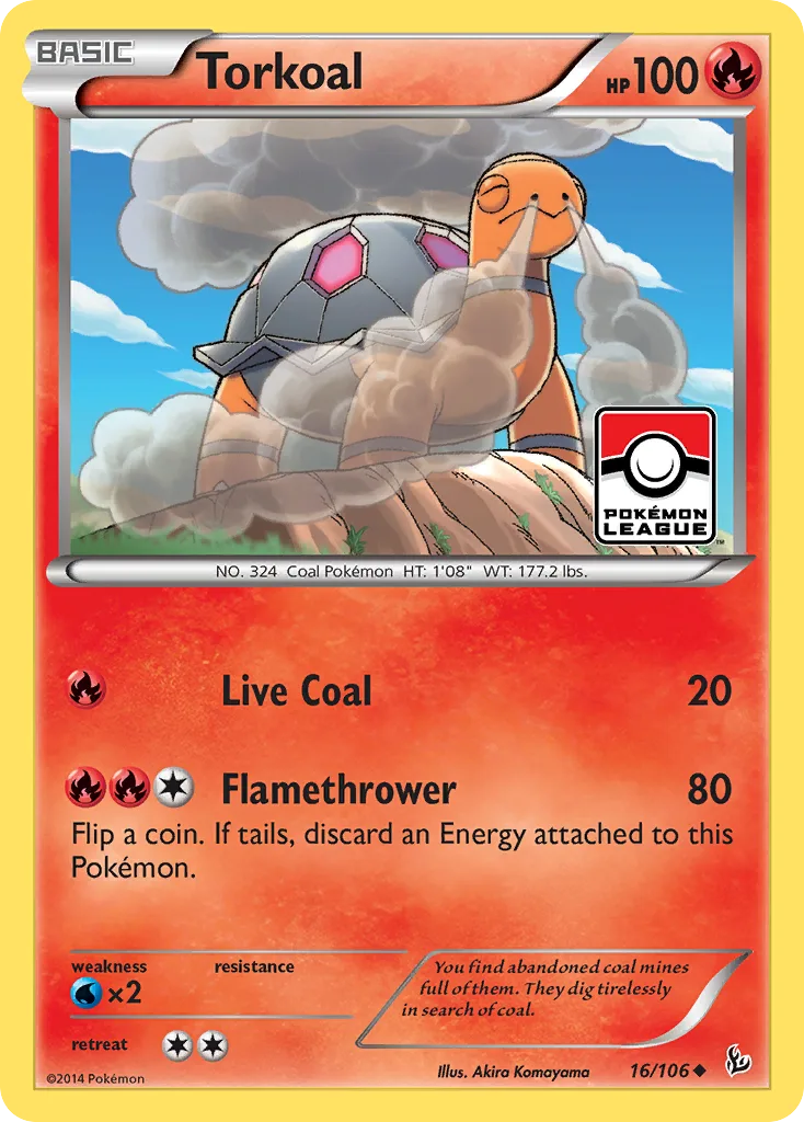 Torkoal, Flashfire #16/106