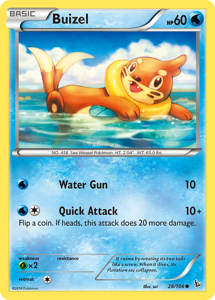 Buizel, Flashfire #28/106