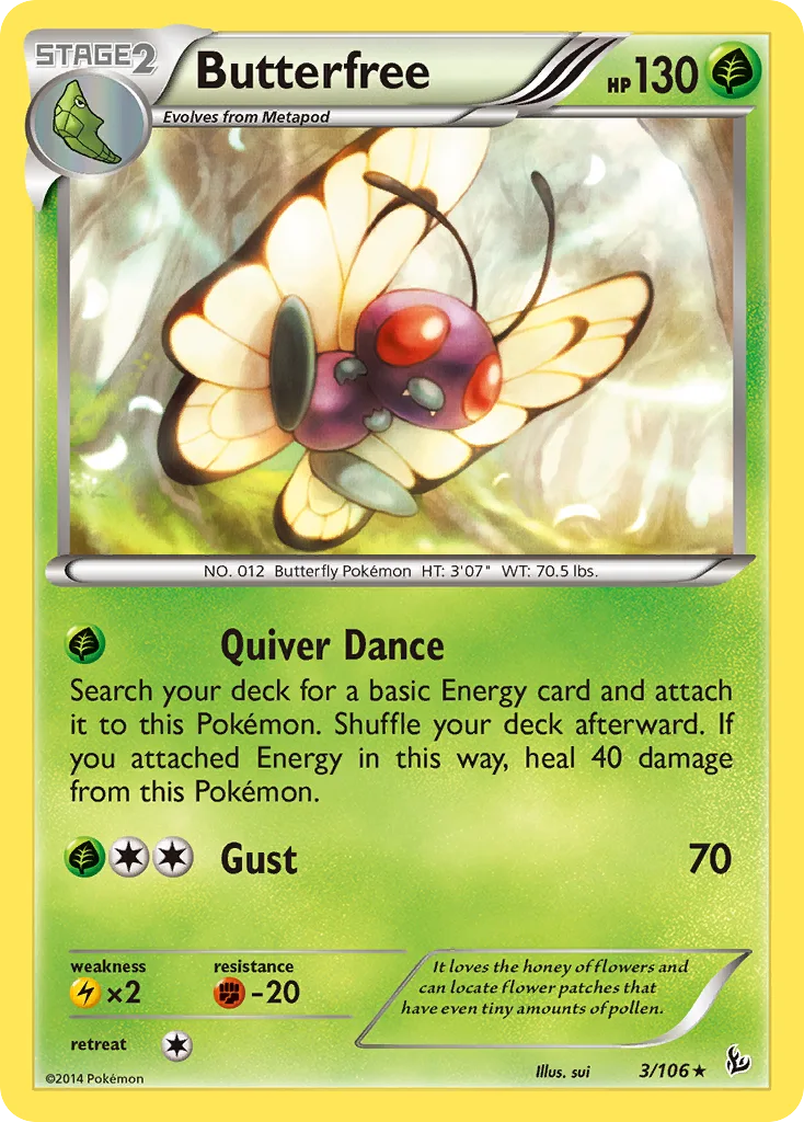 Butterfree, Flashfire #3/106