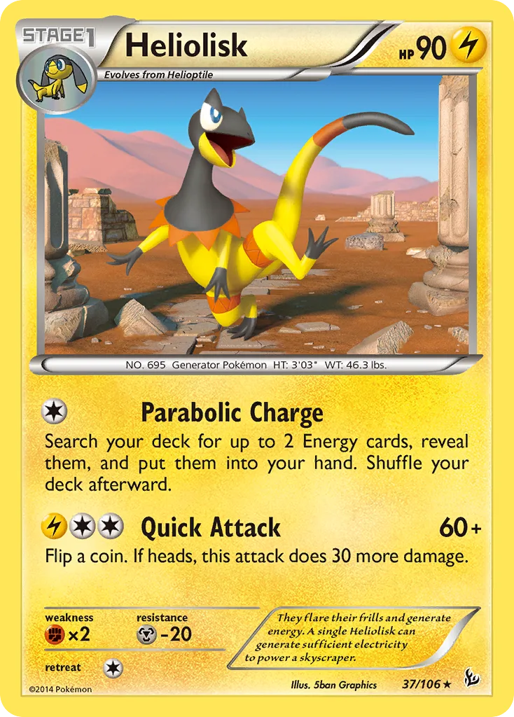 Heliolisk, Flashfire #37/106