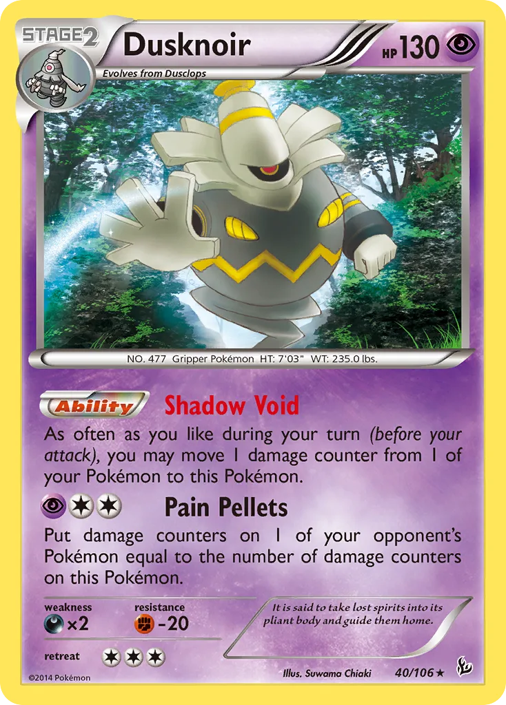 Dusknoir, Flashfire #40/106