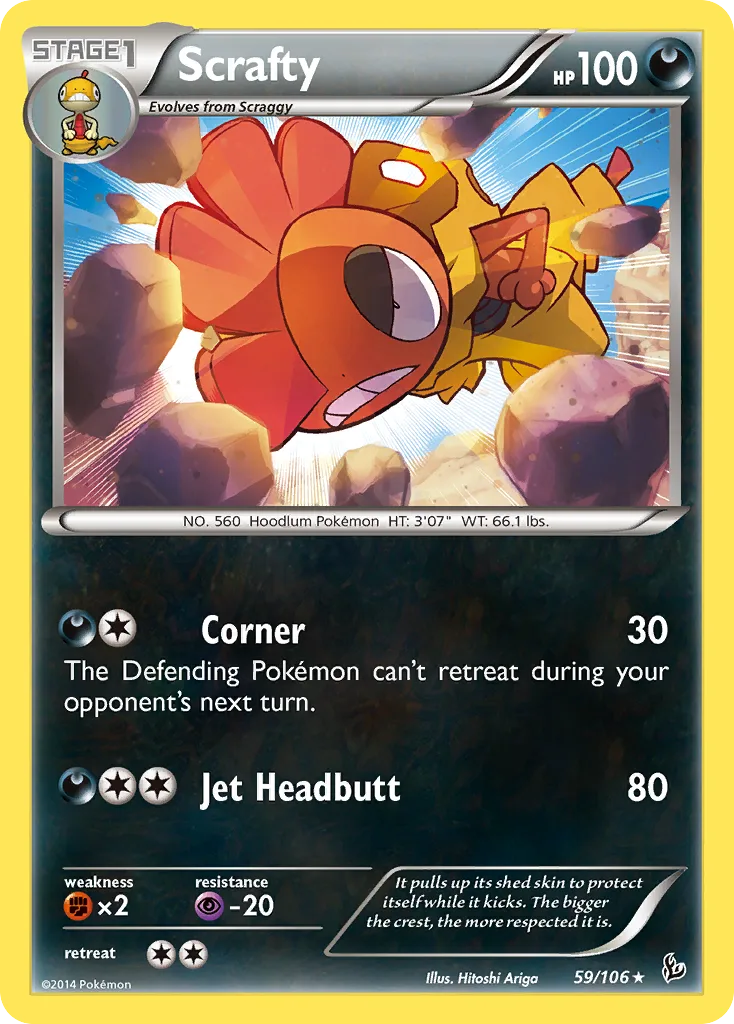 Scrafty, Flashfire #59/106