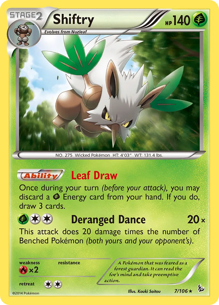 Shiftry, Flashfire #7/106