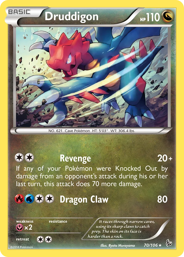 Druddigon, Flashfire #70/106