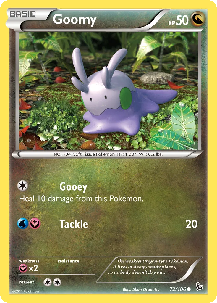 Goomy, Flashfire #72/106