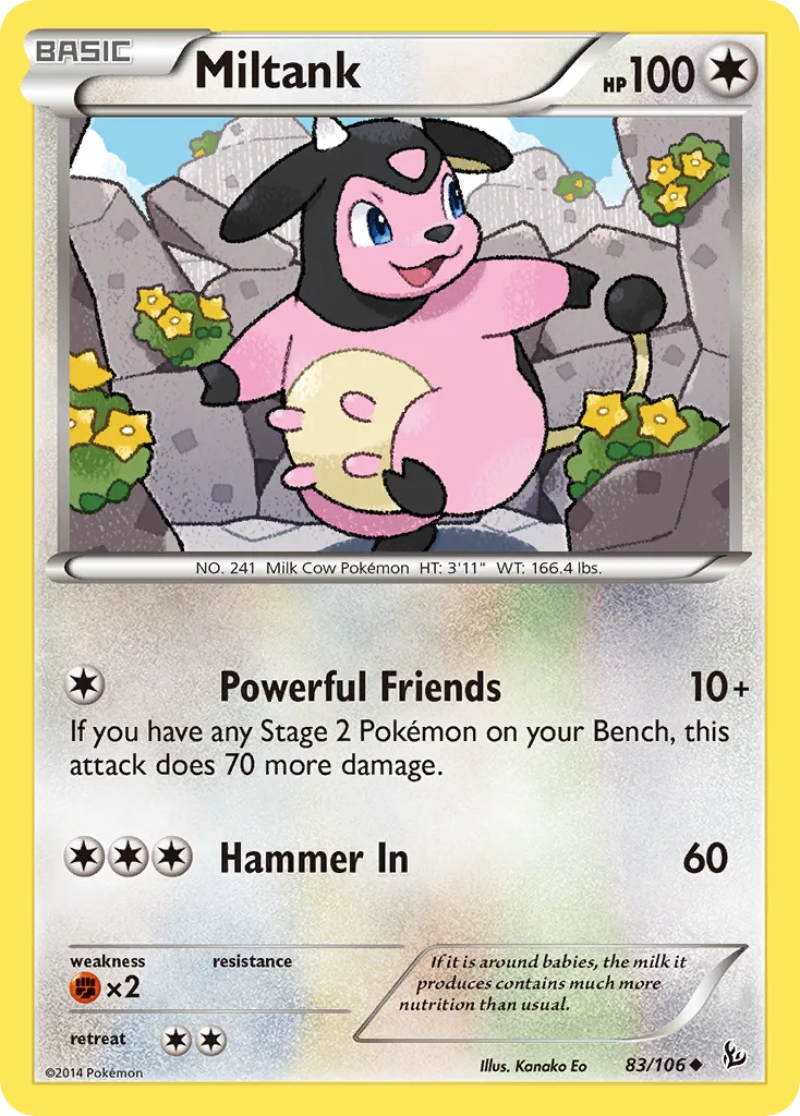 Miltank, Flashfire #83/106