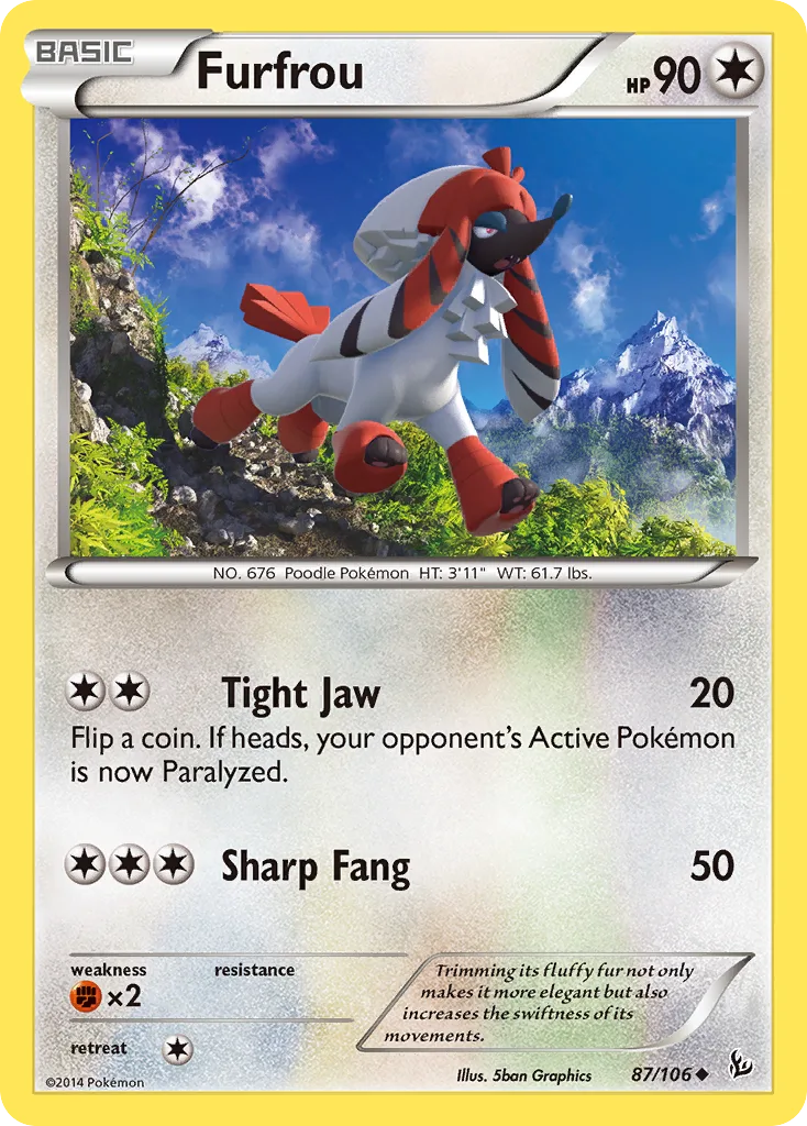 Furfrou, Flashfire #87/106