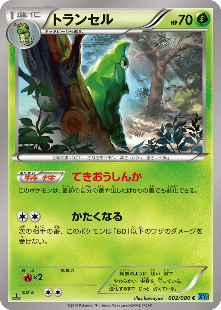 Metapod, Wild Blaze #002/080